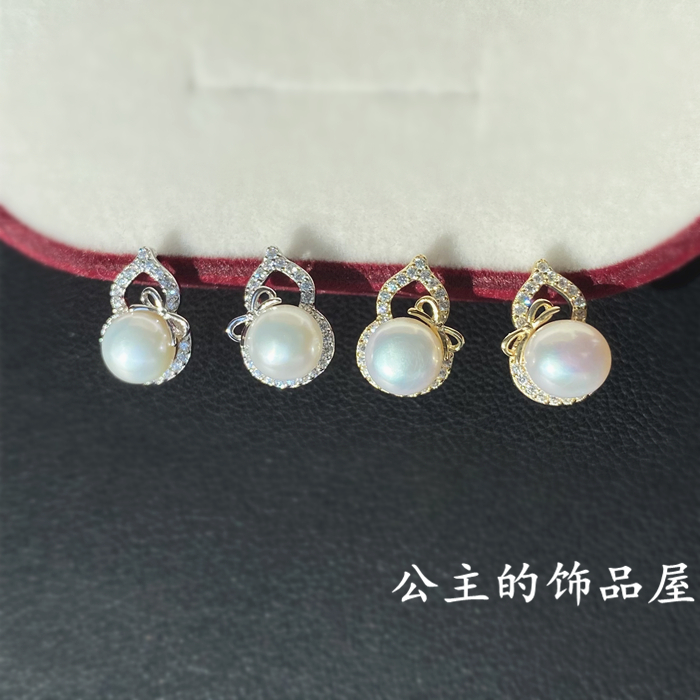 古丽轻奢925银迷你小葫芦耳钉