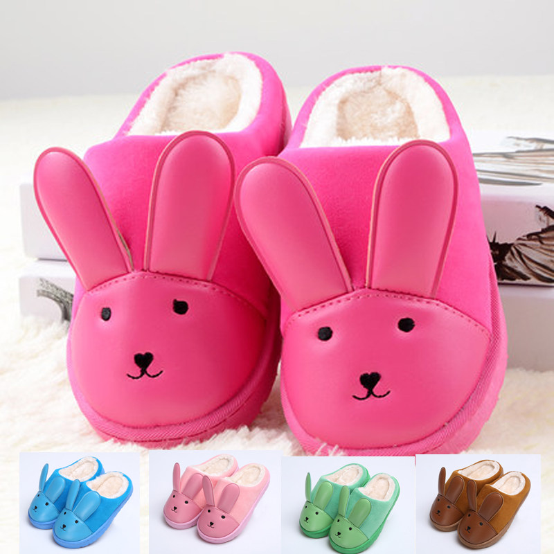 Pantoufles enfants en suède pour hiver - semelle tendon - Ref 986830 Image 1