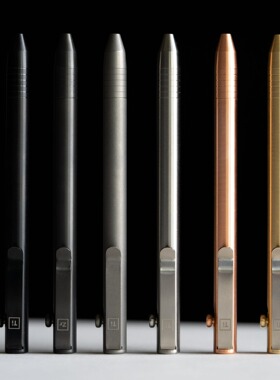 Big Idea Design 美国进口Slim Bolt Action Pen钛合金EDC枪栓笔