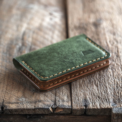 高品质纯手工真皮牛皮卡包