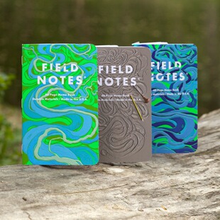 美国原产 FIELD NOTES 限量艺术家联名 河流系列 记事本笔记本