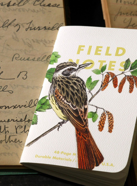 FIELD NOTES 记事本手帐本限量款 北美鸟类与树木 鸟本