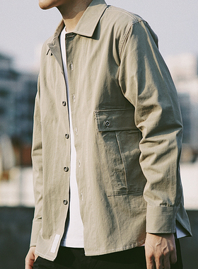 BLESS LAB Jungle LS shirts 复古军事风侧口袋长袖衬衫薄外套