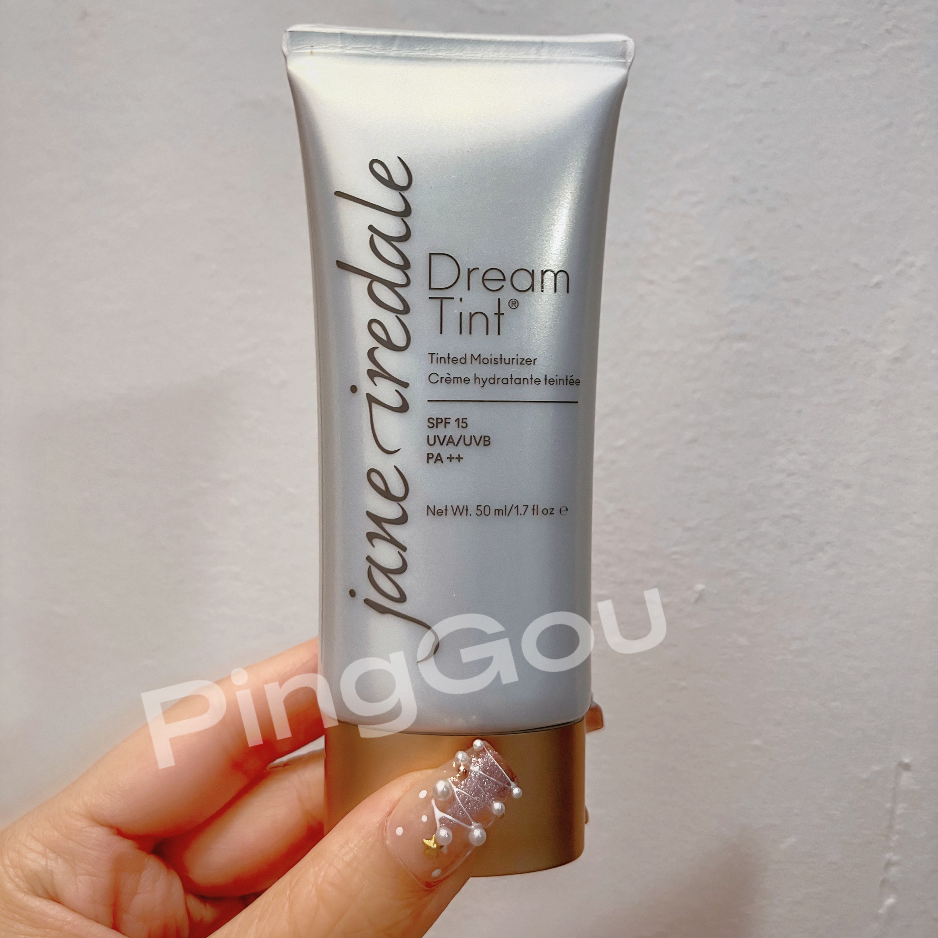 Jane Iredale 润泽防日晒粉底SPF15 Dream Tint 孕妇可用 CC霜