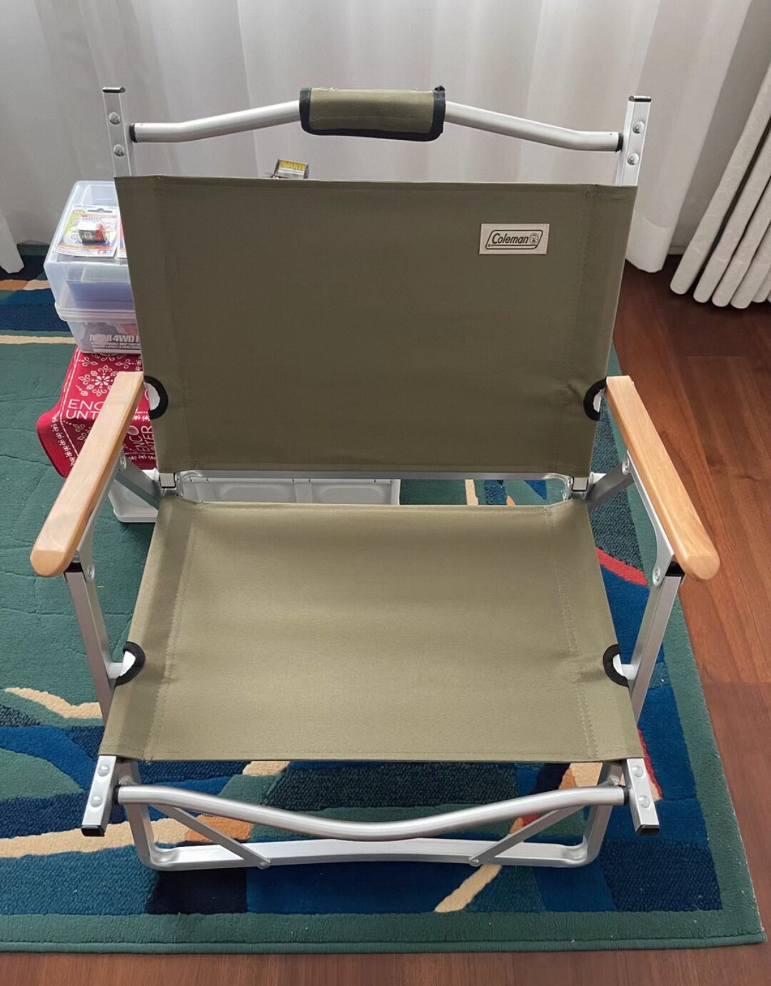 Coleman折叠椅户外露营克米特椅航空铝合金折叠便携沙滩钓鱼椅子