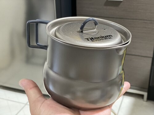 Evernew 爱玩牛 钛茶壶 大茶壶水壶 钛锅 600ml 800ml