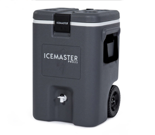 拉杆冷链食品饮料配送 带轮专业物流保温箱保温桶 25L IceMaster