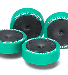 四驱车配件 TAMIYA 正品 2016JCup限量版 渗碳超大径轮胎 95094