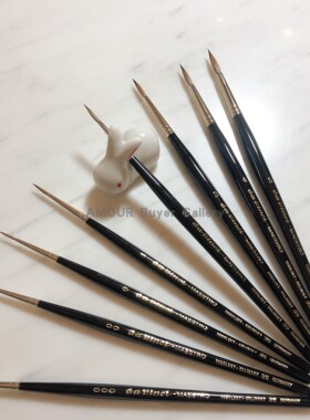 德国Da Vinci达芬奇MEATRO大师系列V35貂毛笔|水彩|水粉珠宝手绘