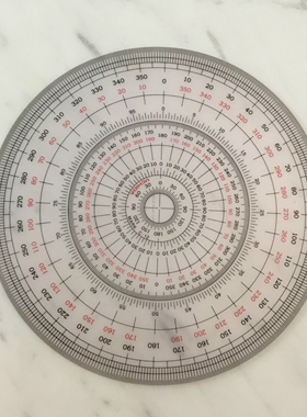 【现货秒发】日本制珠宝刻面宝石手绘利器 全圆仪 360度量角器