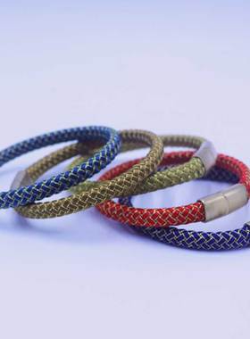 2026新款手绳龙鳞绳金木水火土五行色手工编织红绳中国风男女通用