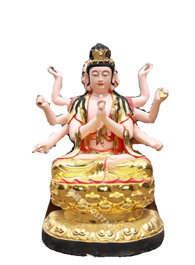 三目四头八臂斗姆娘娘神像源头厂