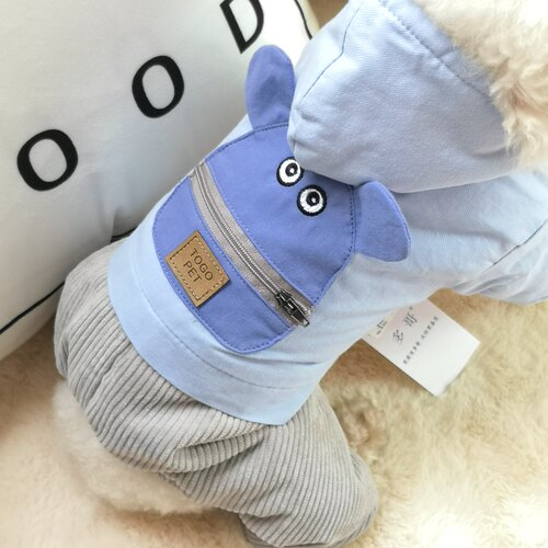 新品加绒约克夏博美雪纳瑞四脚衣
