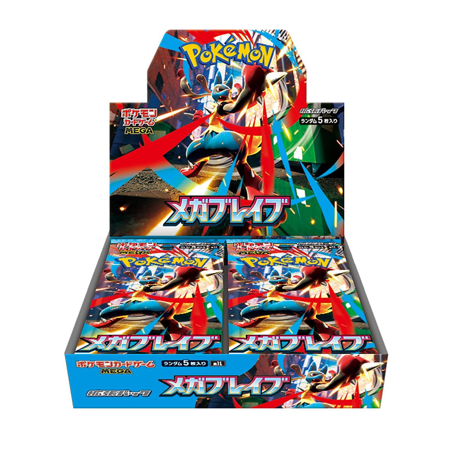日版 宝可梦卡牌 MEGA正版PTCG超级勇气整盒