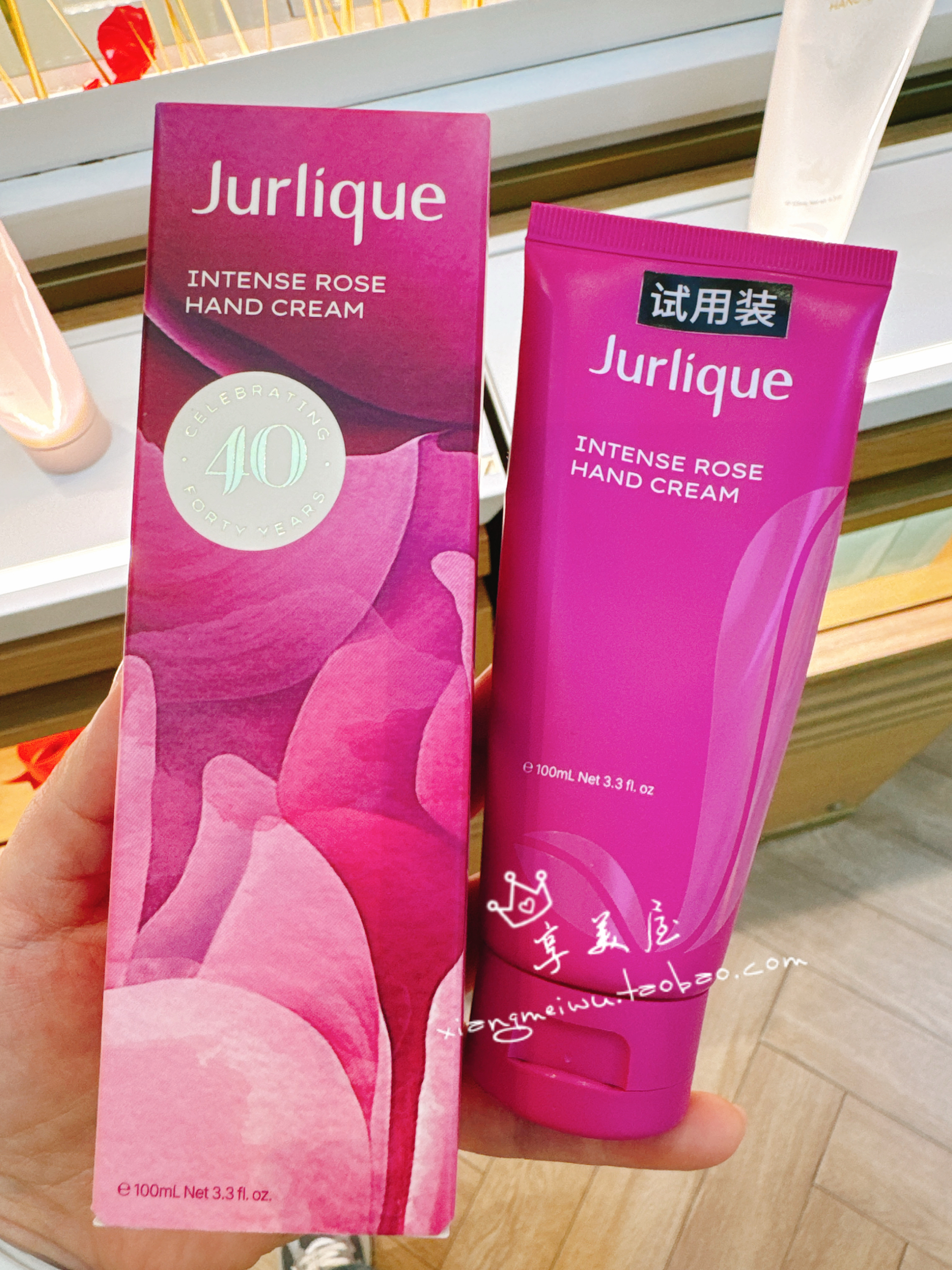 茱莉蔻新款限量护手霜100ml 馥郁玫瑰手乳霜 便携 滋润保湿
