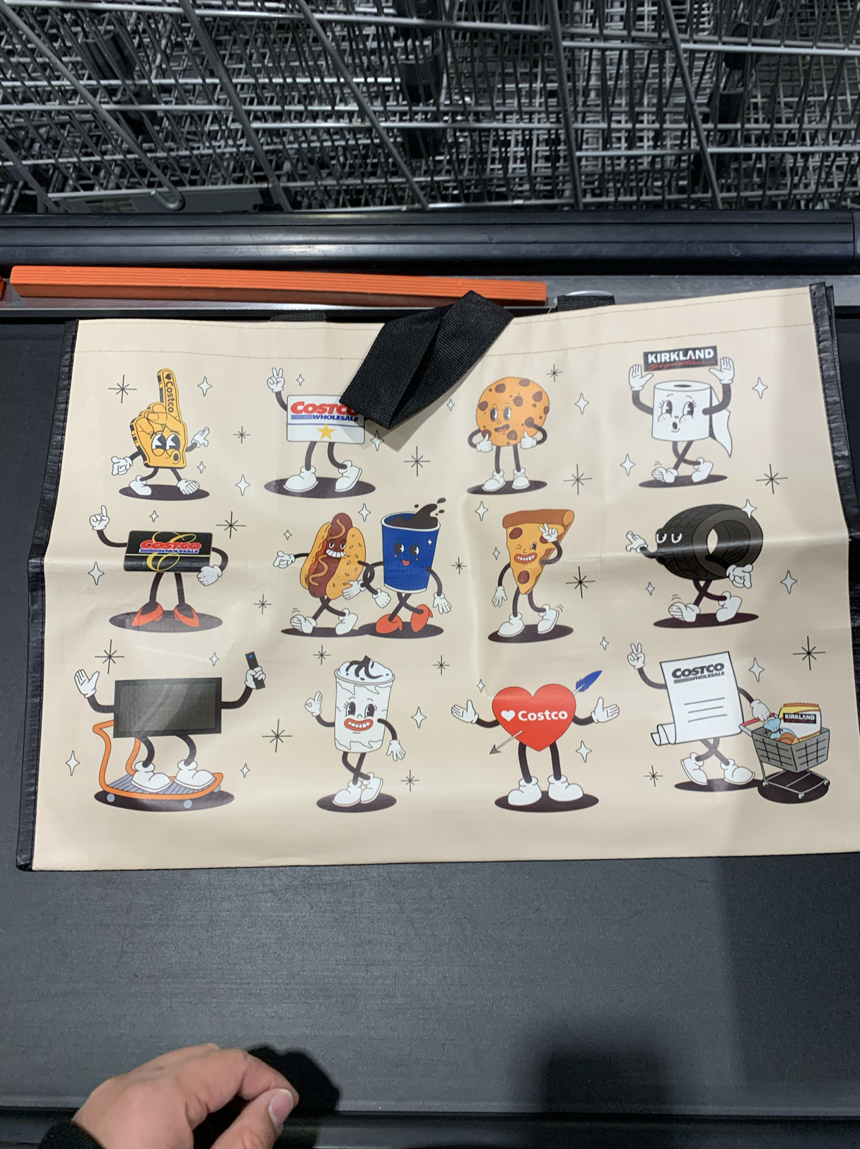 包邮开市客25新年新款超市购物袋大容量