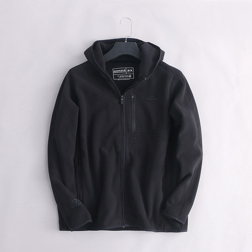 POLERTEC保暖透气连帽抓绒外套