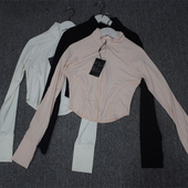 MIX家 韩系 女装 性价比款 紧身立领防晒薄外套 黑白粉