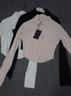 性价比款 MIX家  韩系 女装紧身立领防晒薄外套 黑白粉