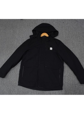 MIX家  欧美系 可拆卸三合一男款羽绒外套  黑军绿 2色