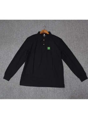 MIX家 欧美系  男装朱迪棉翻领长袖  黑色 晚霞红