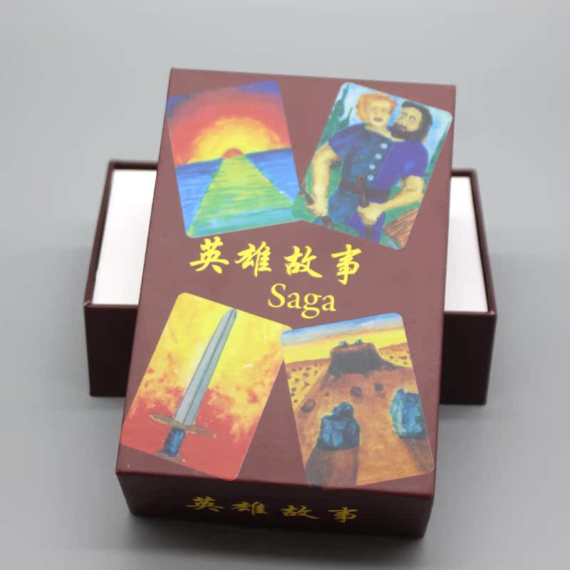 OH欧卡心理能量卡牌拓展卡副卡 英雄故事  55张图卡