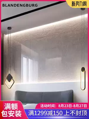 Bed lamp 2021 new chandelier modern simple dining room lamp porch bar lamp creative bedroom net red light