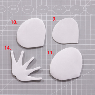 蔷薇花瓣 蔷薇花萼 奥斯丁单瓣 机裁花片烫花器布花配套材料 50片