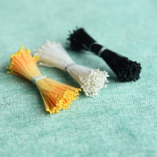 可染色 Art flower手工DIY材料1MM迷你玫瑰花心花芯布艺花烫花器