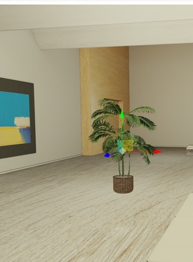 3D HTML5 webGL Threejs gltf AR交互式虚拟展览馆VR艺术馆陈列室