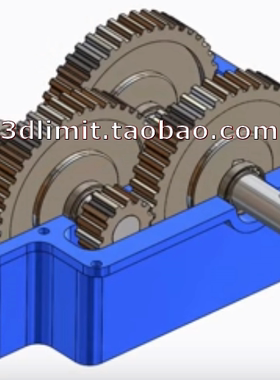 Solidworks 减速机设计制作视频教程 Proe FreeCAD UGNX CREO动画