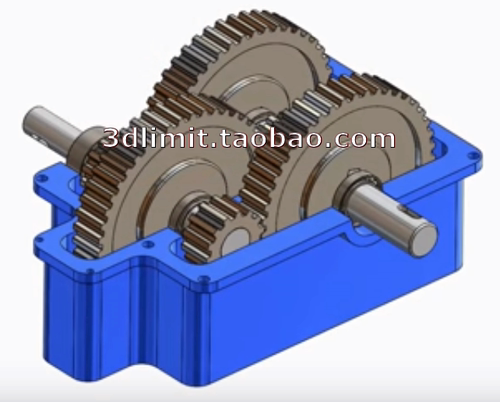 Solidworks 减速机设计制作视频教程 Proe FreeCAD UGNX CREO动画