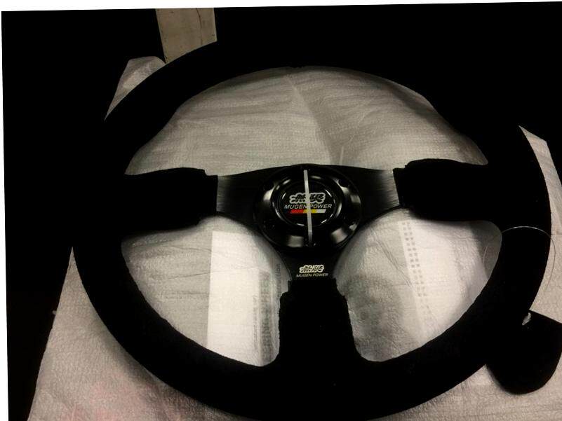 汽车通用方向盘改装赛车方向盘竞技磨砂皮T方向盘无限方向盘14寸