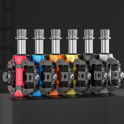 GEWAGE自行车自锁脚踏公路车脚蹬铝合金密封轴承脚踏 自锁锁踏