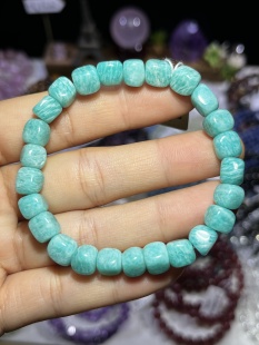 NO.6867天然天河石方糖手链7mm19.3g