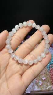 NO.2699天然白兔毛手链7mm13.1g