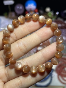 NO.6092天然金骨干手链8mm16.8g