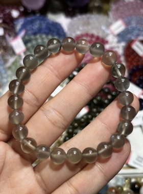 NO.3022天然银月光手链8mm17.1g