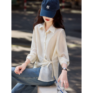 衬衫 醋纤长袖 SXCS26021 新款 2026年春季