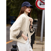 立领棉服女2025冬季 加厚保暖好看洋气棉袄女款 新款 夹棉厚外套短款