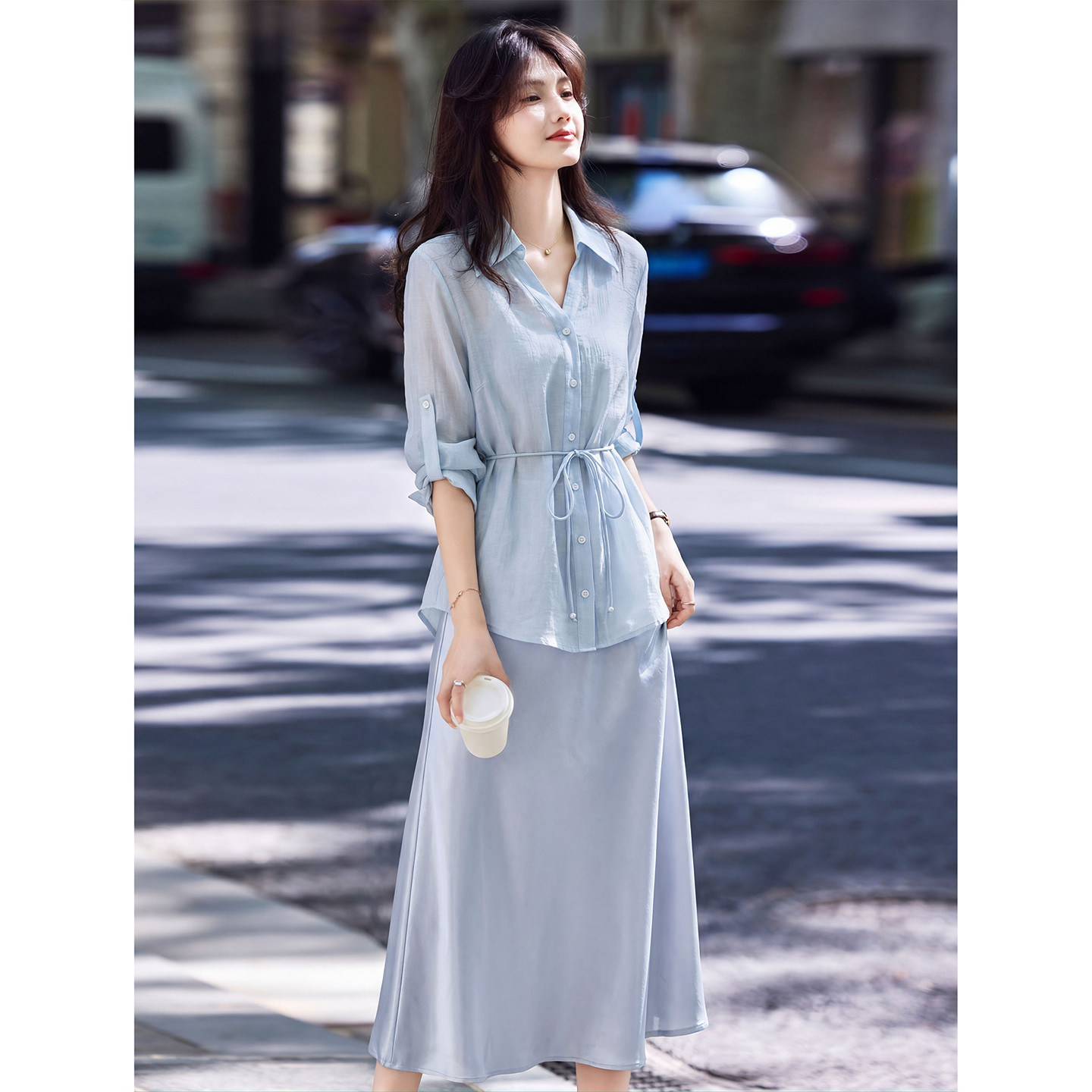 2026年夏季新款女装两件套装SXTZD26016