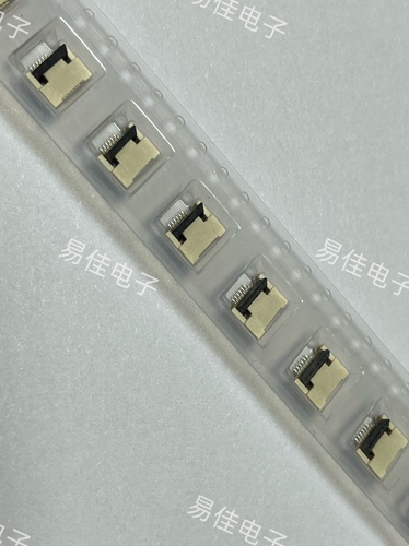 AFC24-S06FIA-00  SMD,P=0.5mm,卧贴连接翻盖式 双侧触点/上下接