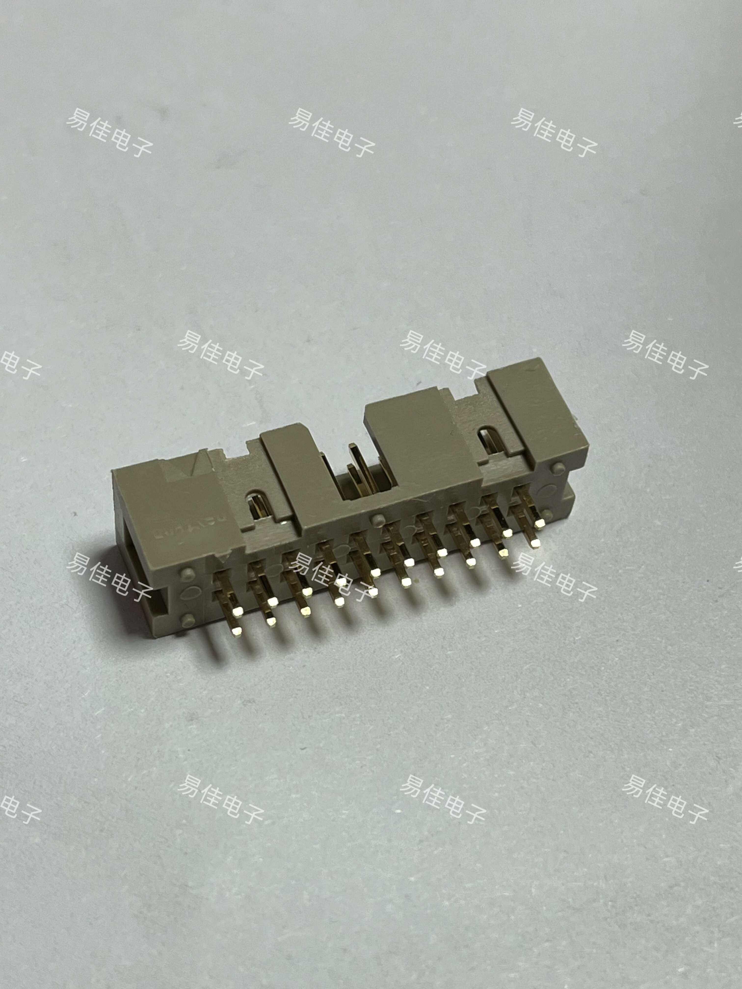 简易牛角座 2.54mm DC3-20P 2*10P 直针/弯针 环保镀金3U 耐260度