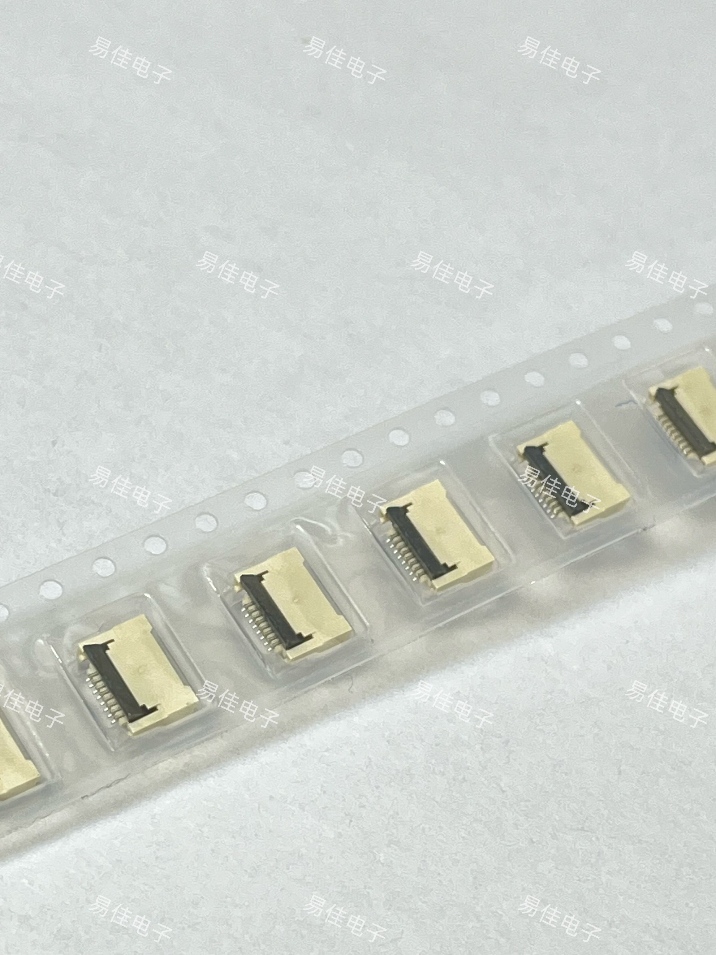 翻盖式双侧触点上下接P数8P间距0.5mm连接器FPC-05FB-8PH20/8P