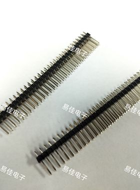 双排直插排针  镀金 P=2.54mm 绿色2*30P  H=13.2mm  DIP-60