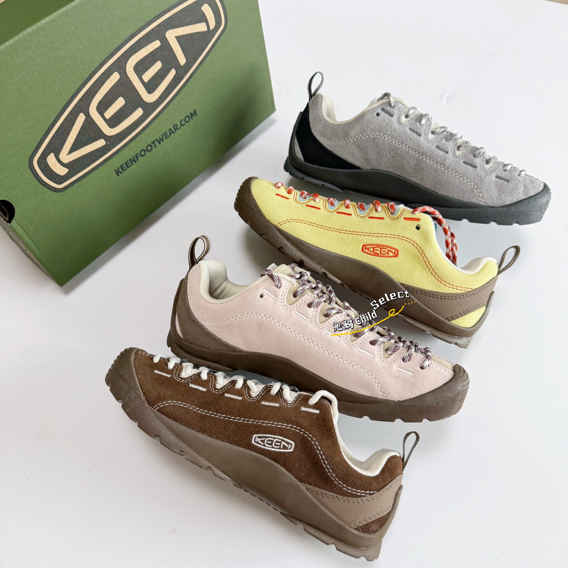 现货 KEEN JASPER新款耐磨户外山系舒适休闲徒步鞋登山女鞋运动鞋