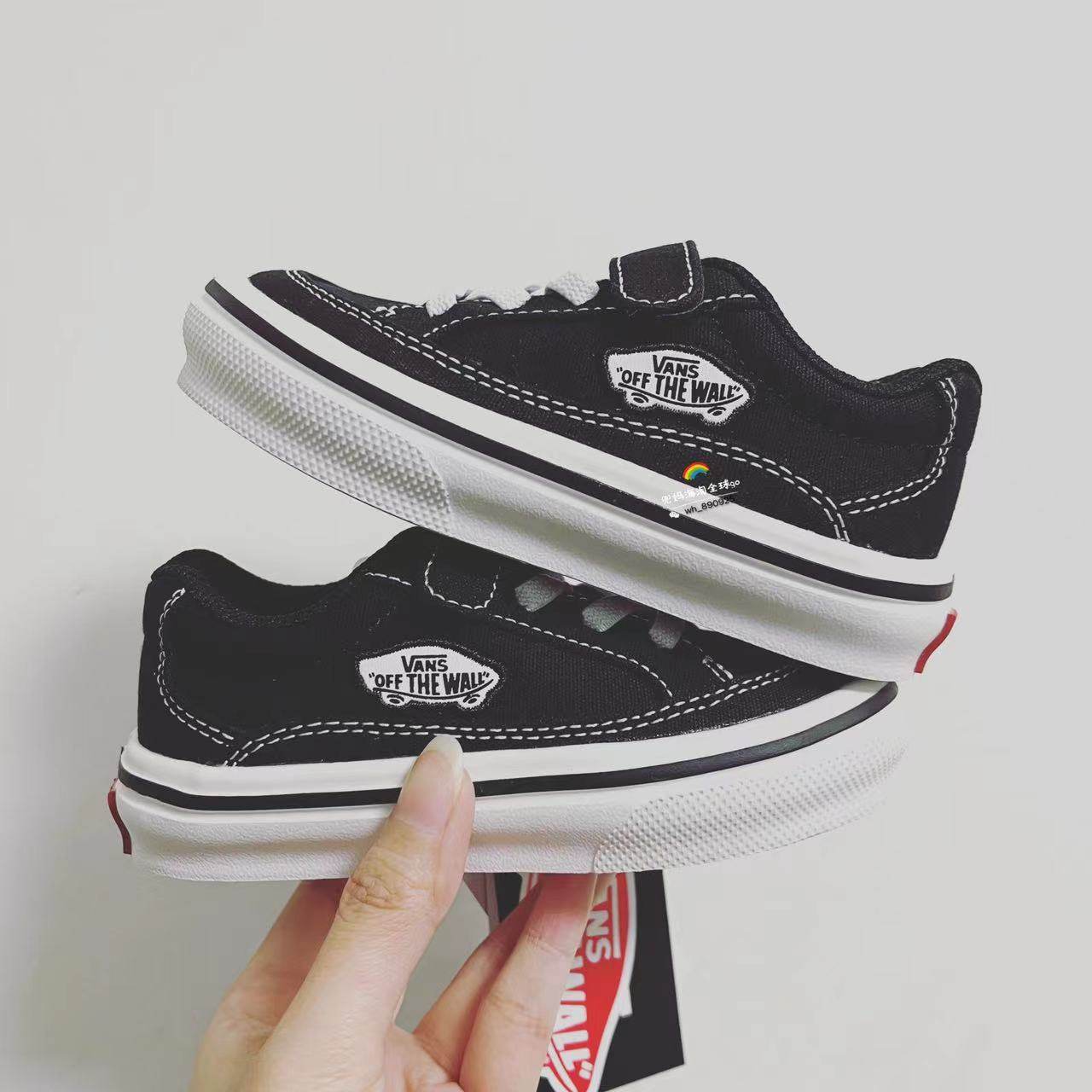 部分现货 日本vans 超轻万斯ss23春夏低帮轻量儿童帆布滑板鞋