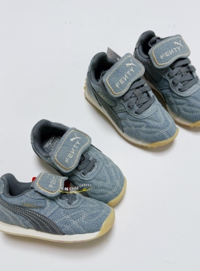 联名款 日本Puma彪马 Fenty Avanti复古牛仔儿童运动鞋男女童板鞋