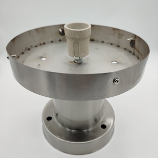 围墙 柱头庭院 不锈钢立座，配直径50厘米或60厘米的塑料球罩使用