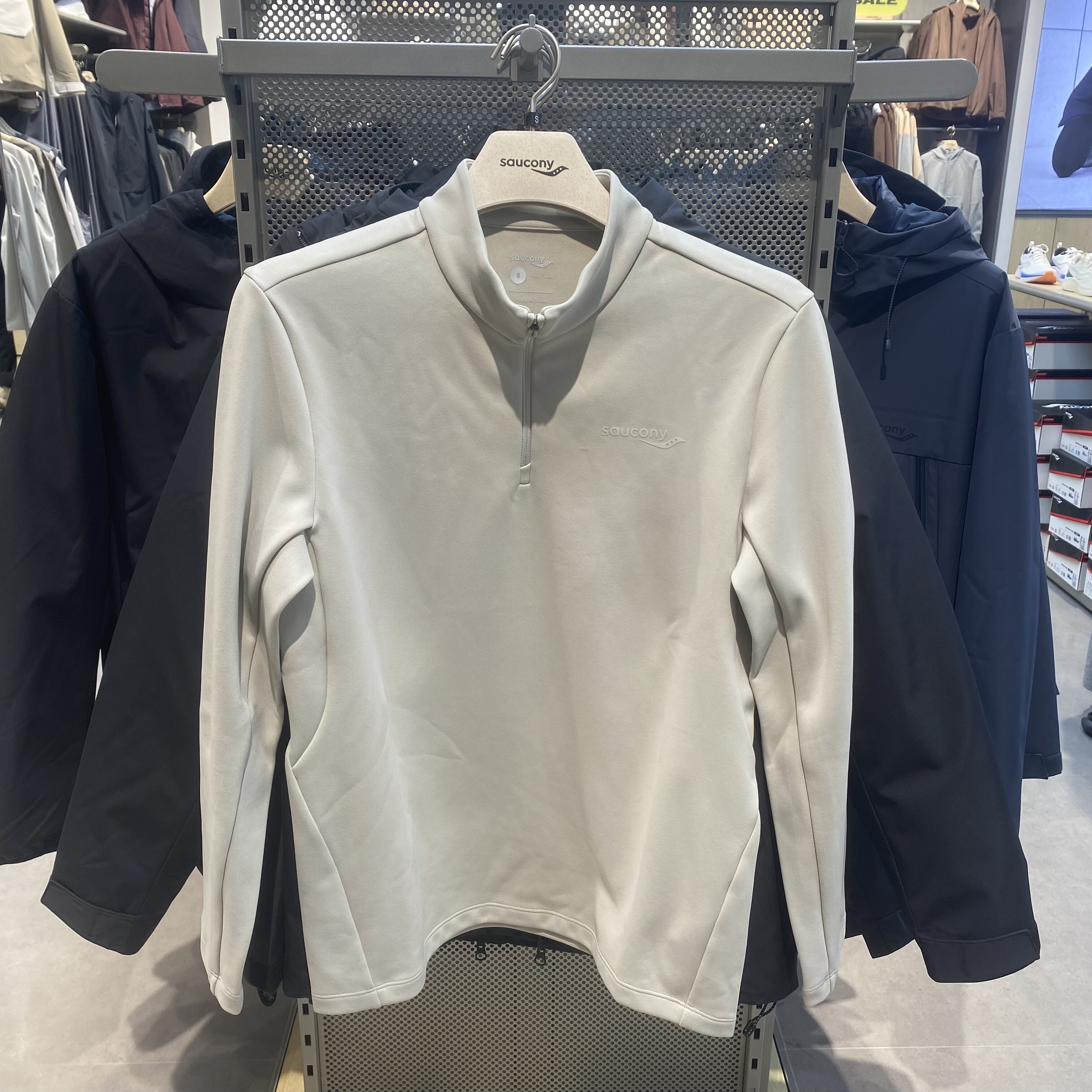 Saucony 索康尼男子时尚舒适百搭休闲运动针织长袖T恤SA2259HZ01C